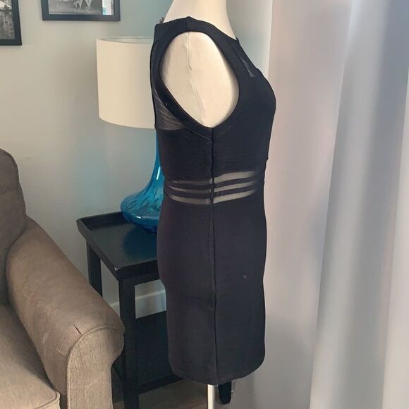 Lipsy Ribbed mini bodycon sleeveless dress sz 8 - Picture 3 of 10